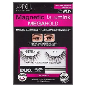 Ardell Magnetic Eyelashes Fauxmink Liquid Eyeliner 818
One Pair ~ New in Box